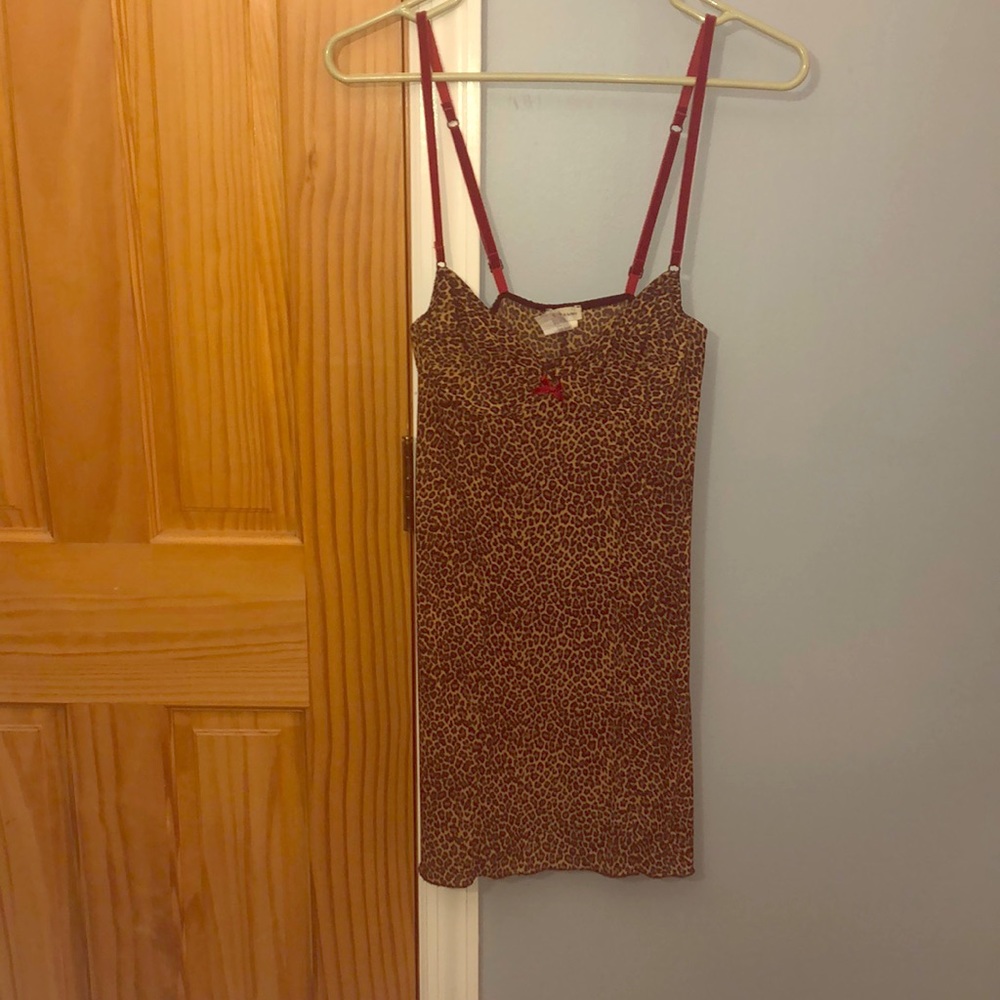 Intimissimi Leopard Lingerie Mini Dress